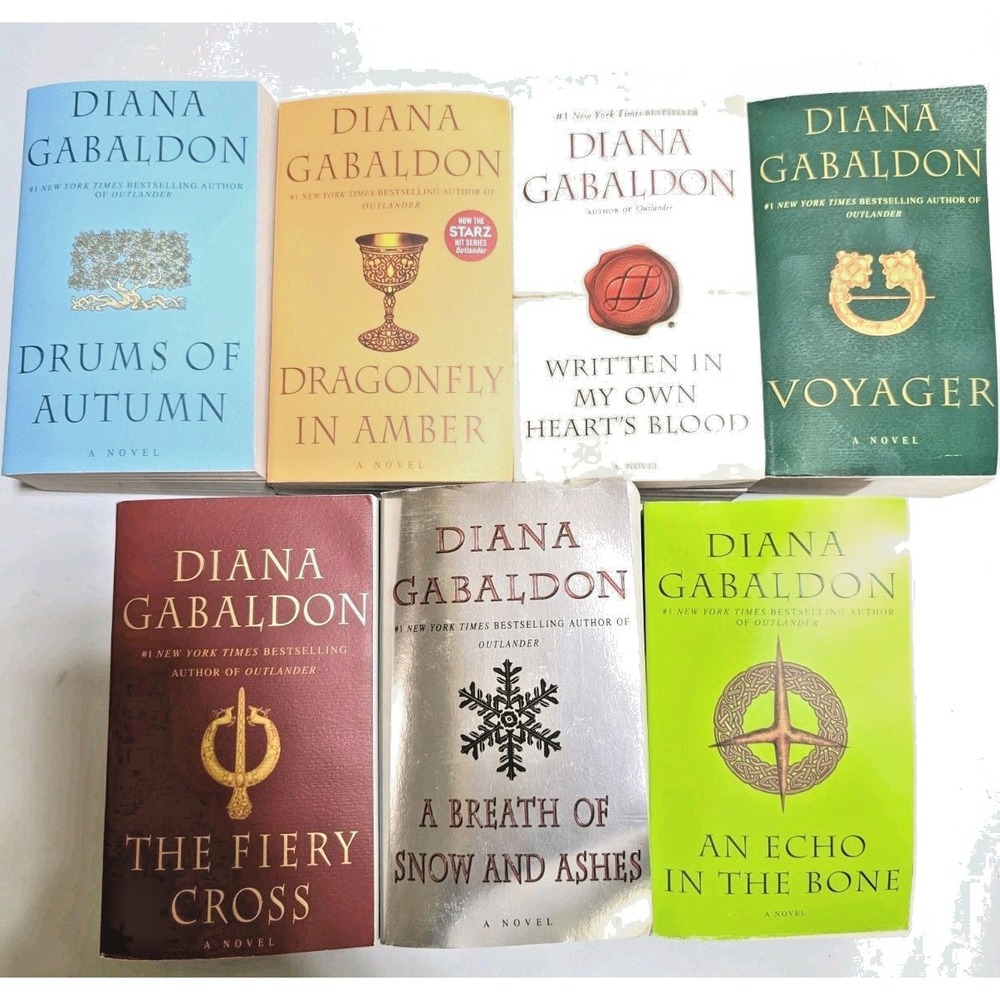 Diana Gabaldon Outlander Books 2-8 Lot 7 Book Set Paperback Jamie Claire